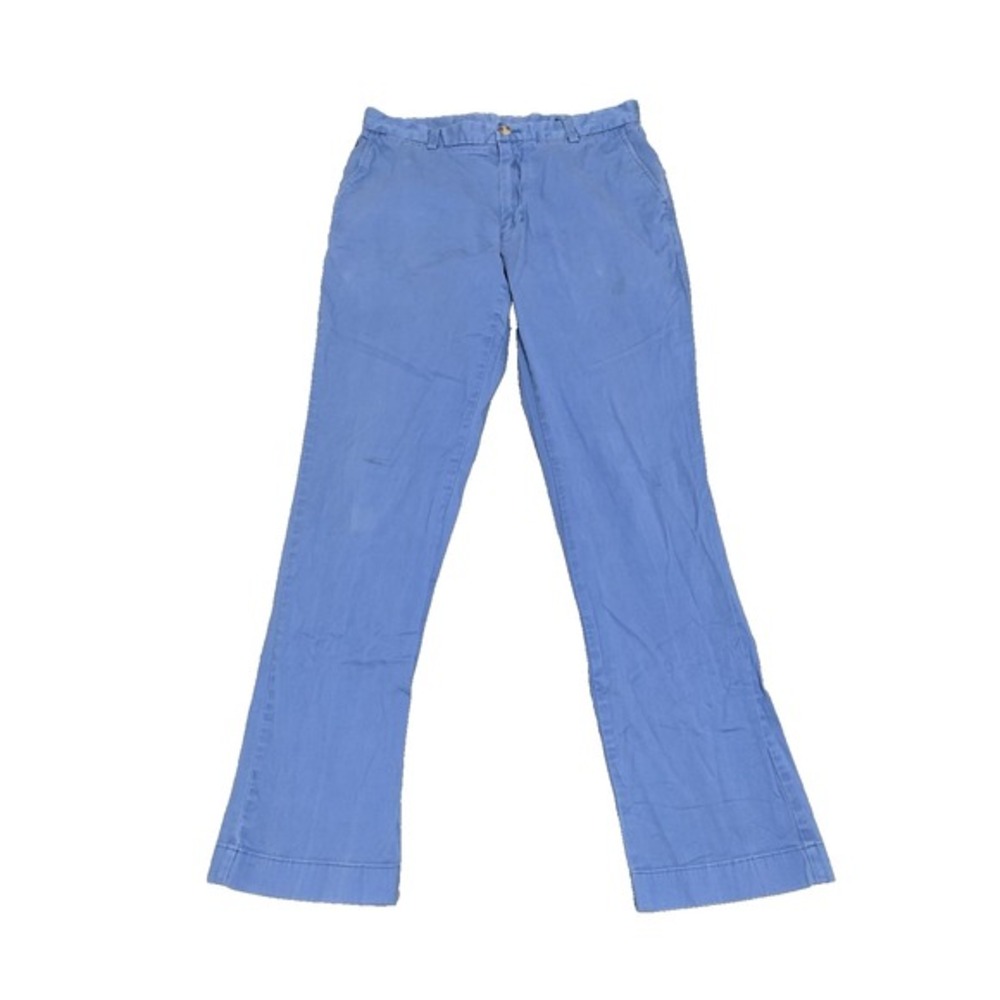 Vineyard Vines Breaker Pants Mens 34X34 Blue Straight Chino Casual Golf‎ Flaw